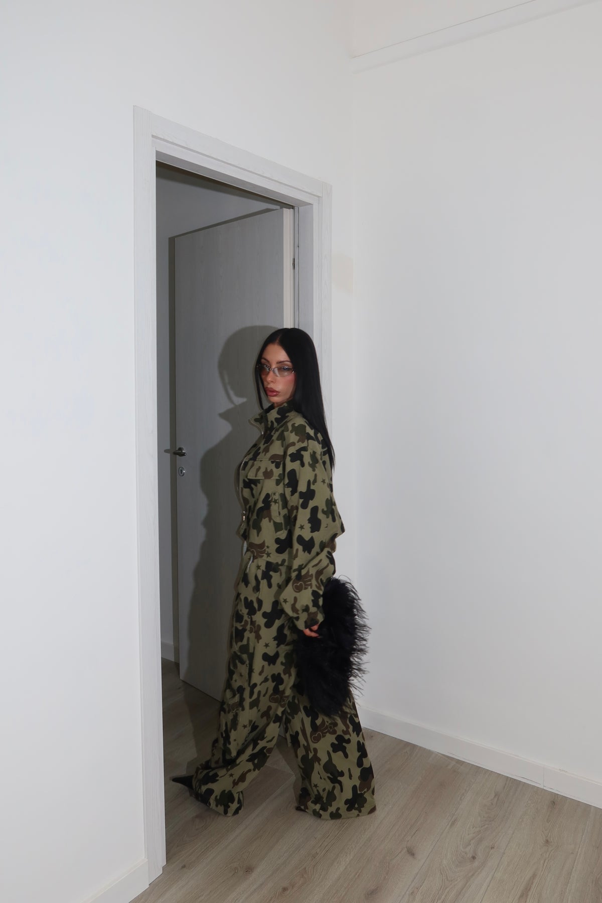Cordset NINA verde militare