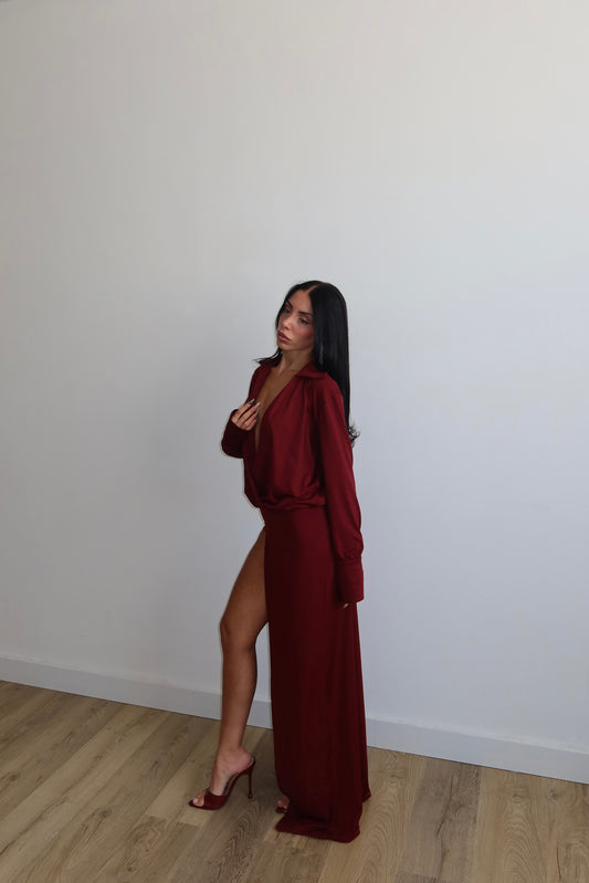 LongDress TATIANA bordeaux