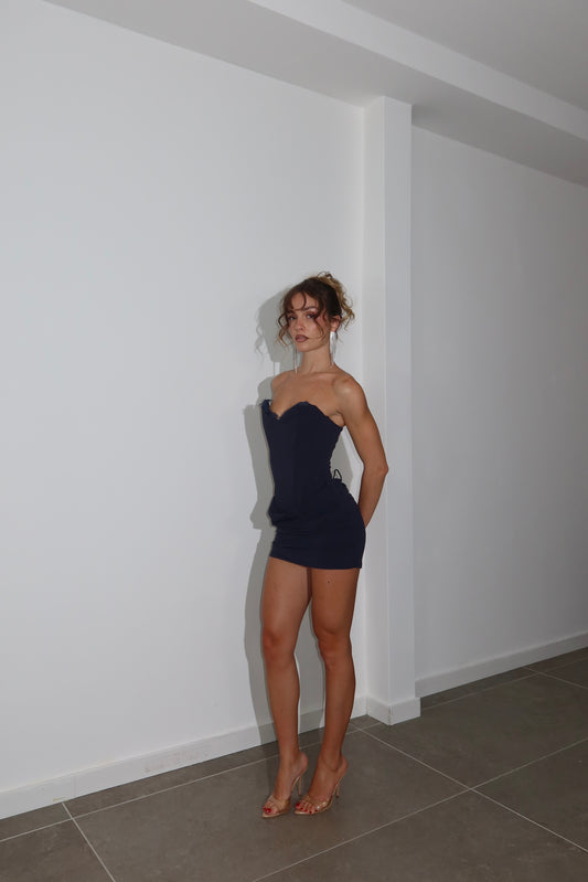 VIVIENNE Blue Mini Dress