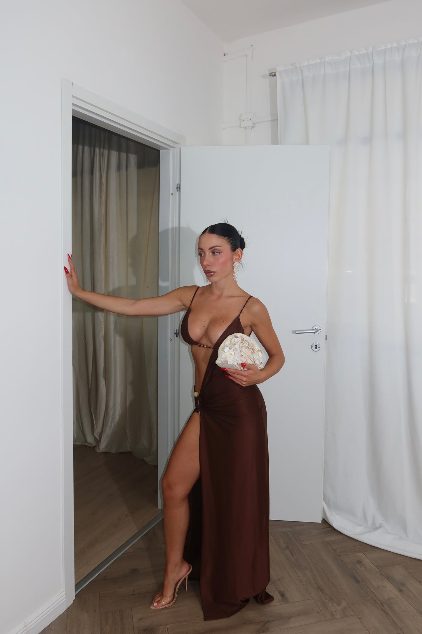Longdress CHARIZA choco