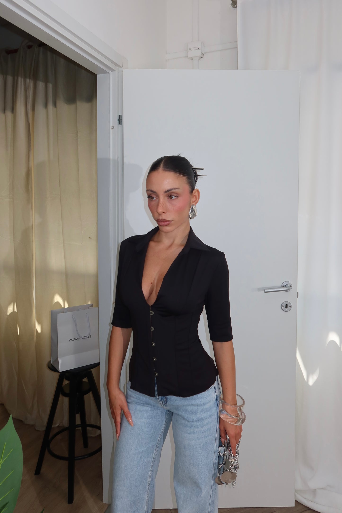 Camicia BUSTINO nera