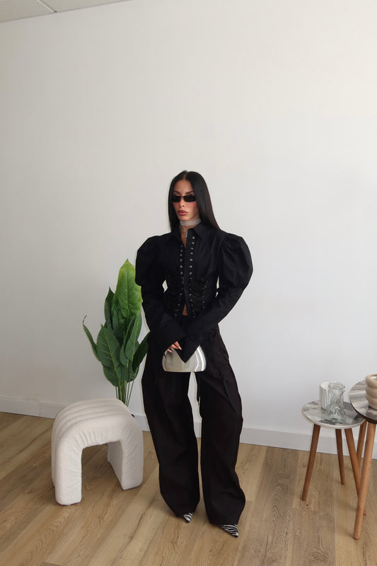 Pants MEGA BALLOON nero