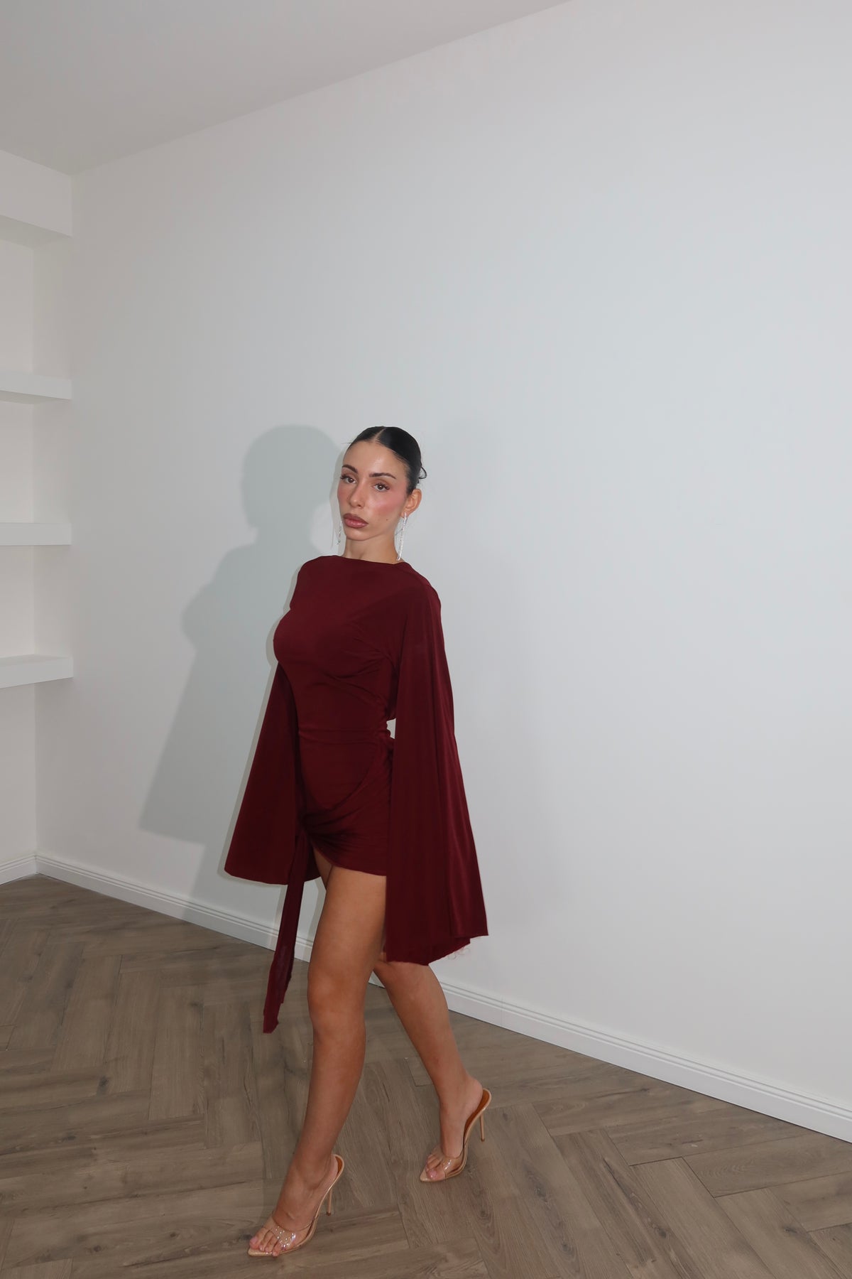 MiniDress PEAKY bordeaux