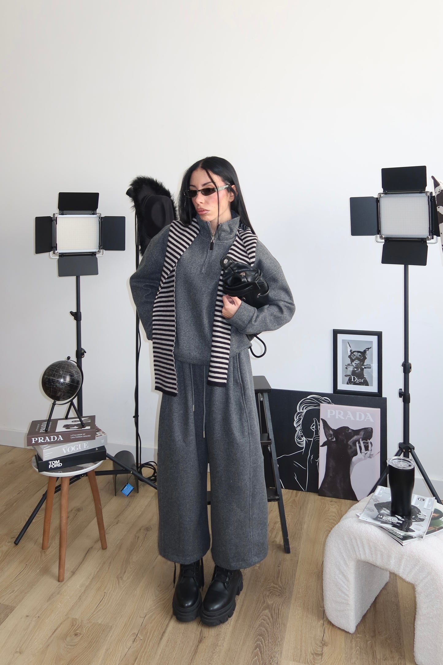 Cordset LINSEY grigio