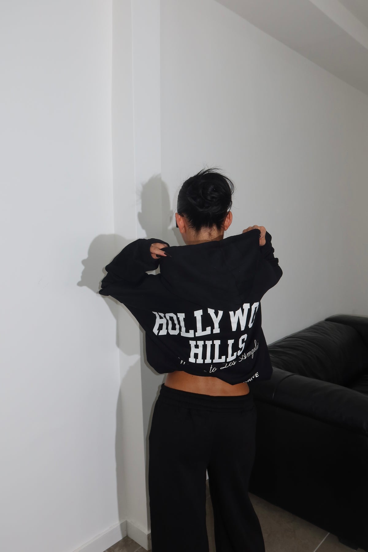 Felpa HOLLYWOOD nero