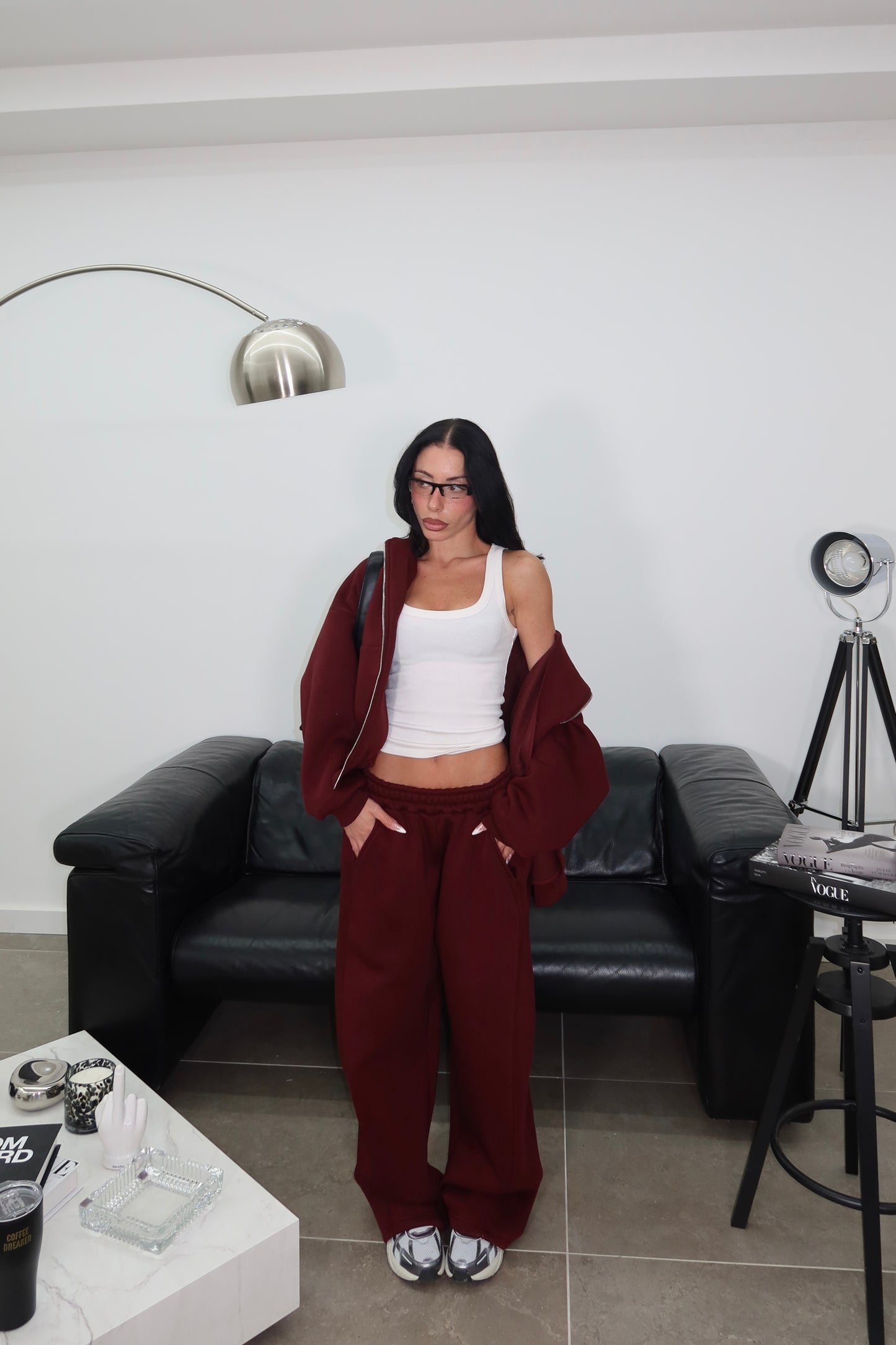 Cordset WORK OUT bordeaux