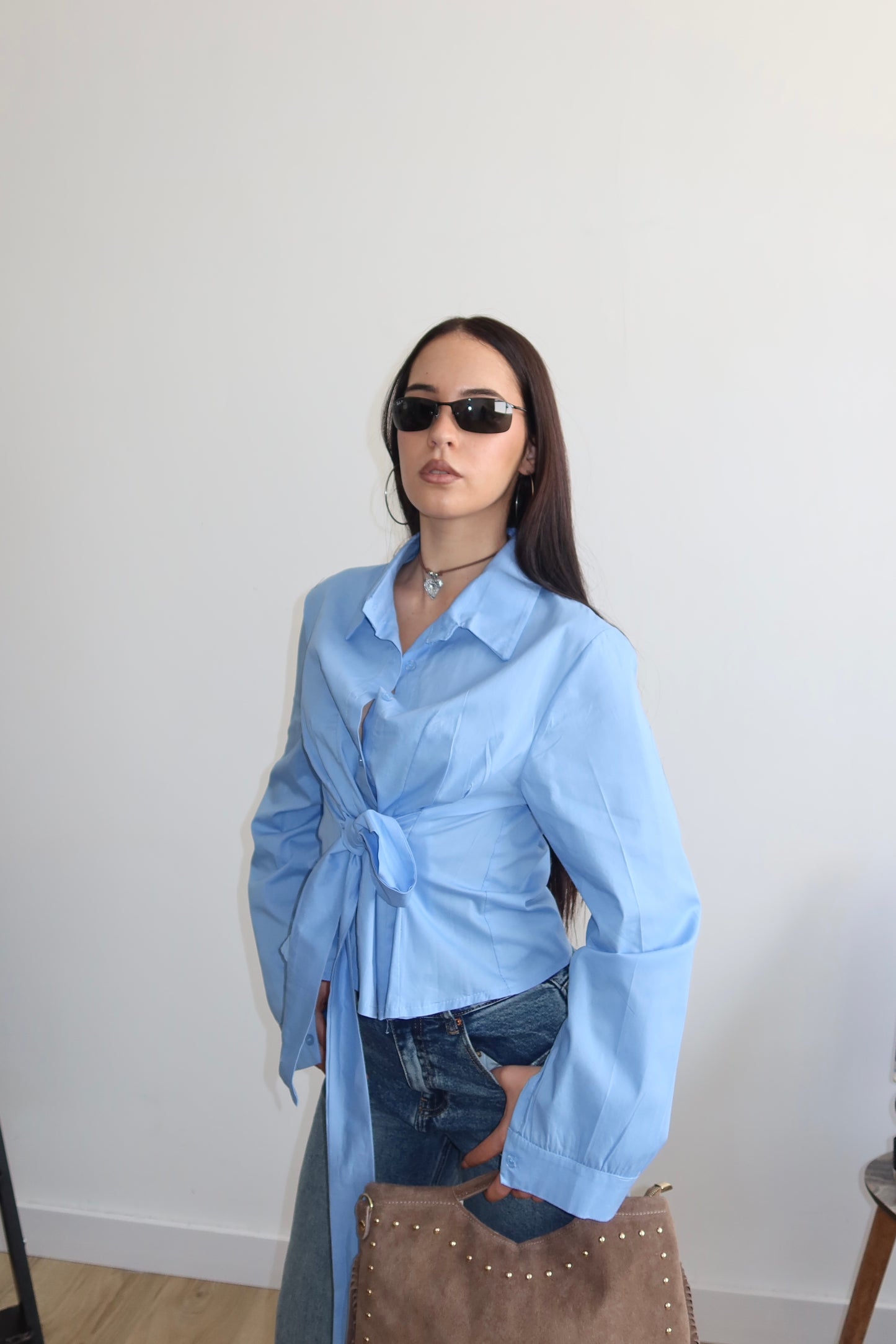 Camicia FLAKE azzurra