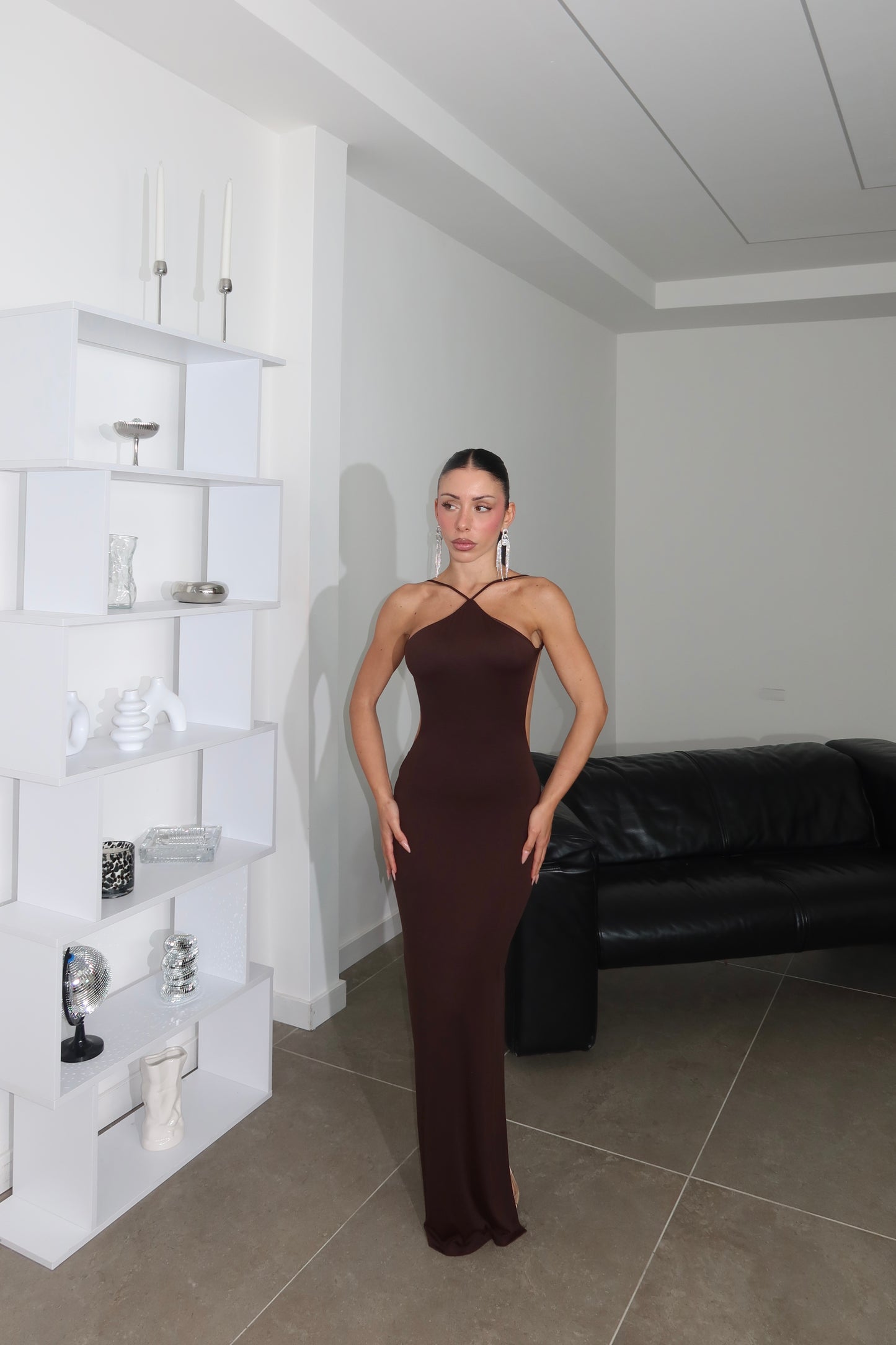 Longdress DIVINITA' choco