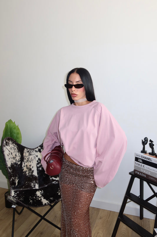 Maglia SKATER rosa
