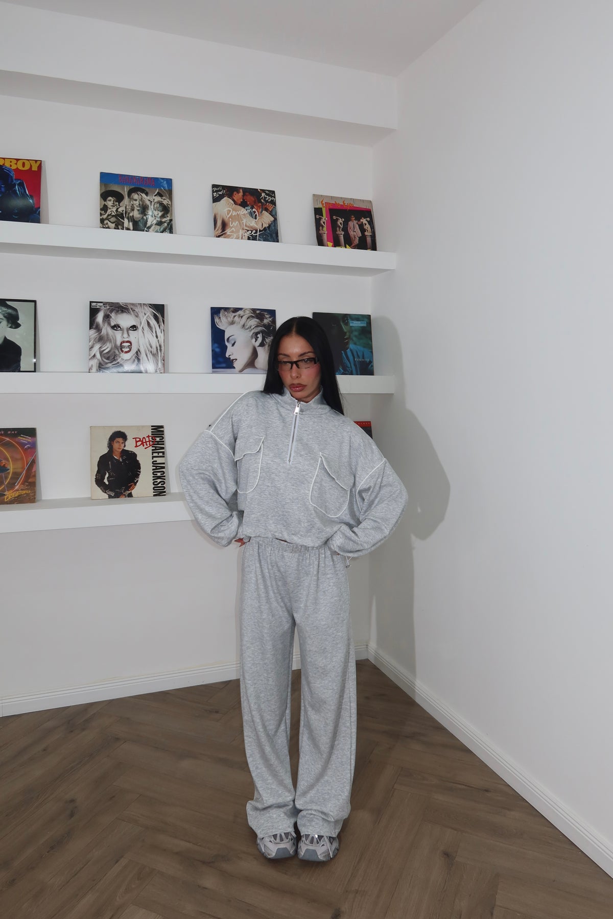 Cordset MONDAY grigio