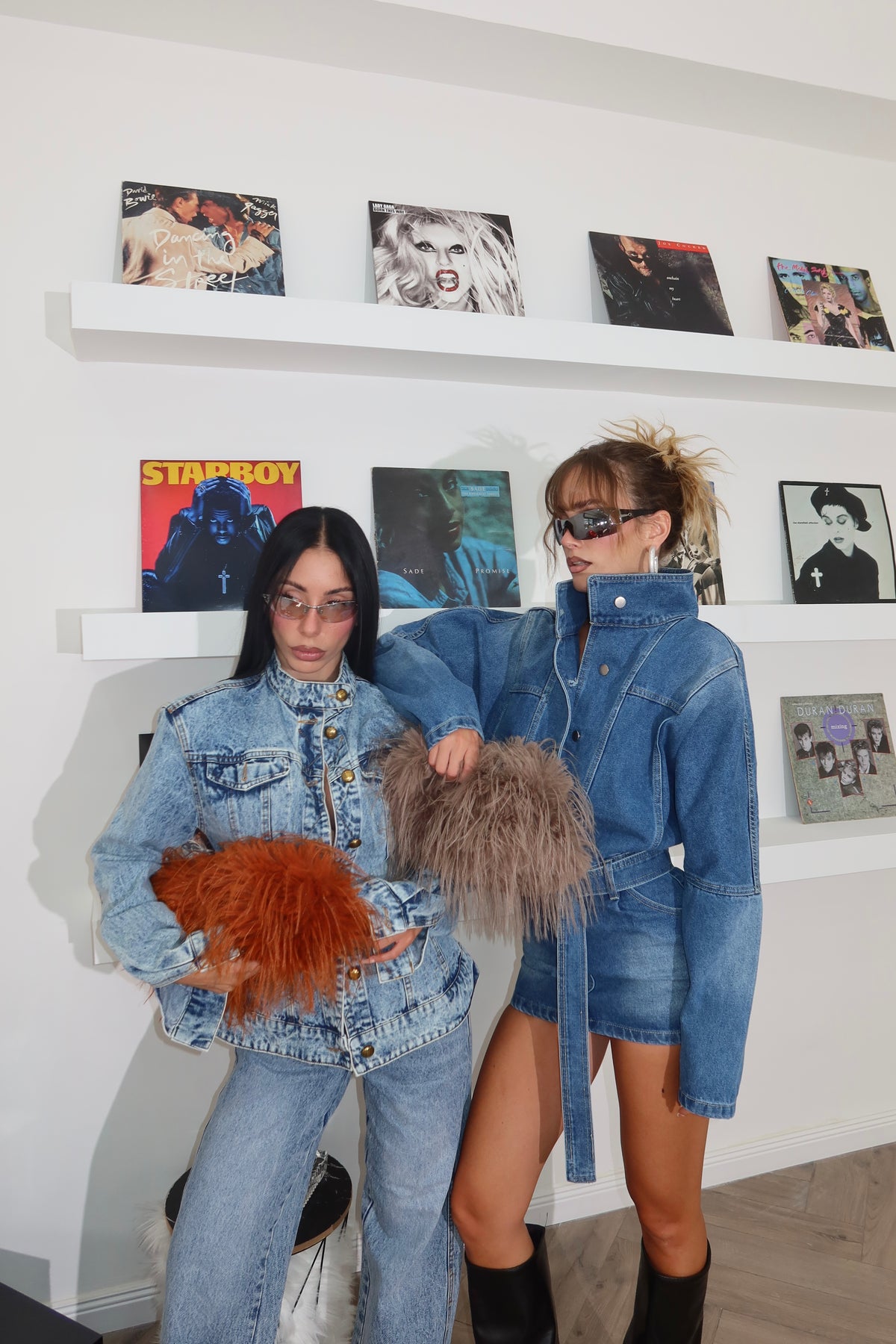 Dress RIHANNA light denim