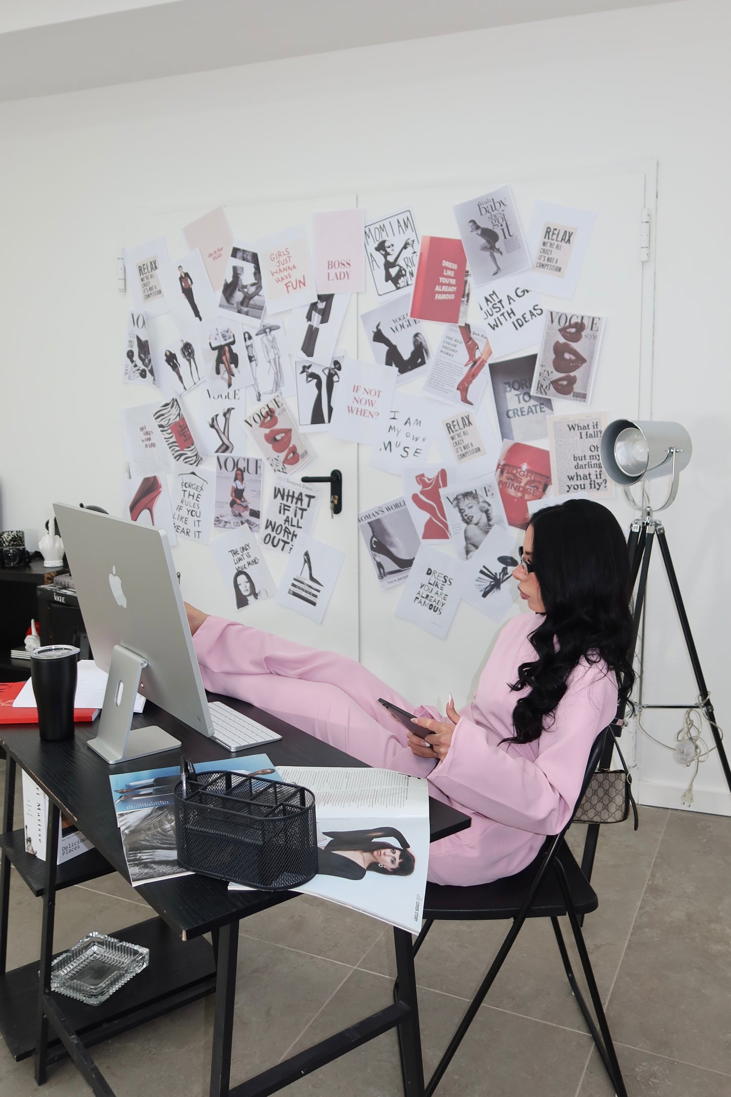 Tailleur KIMONO rosa