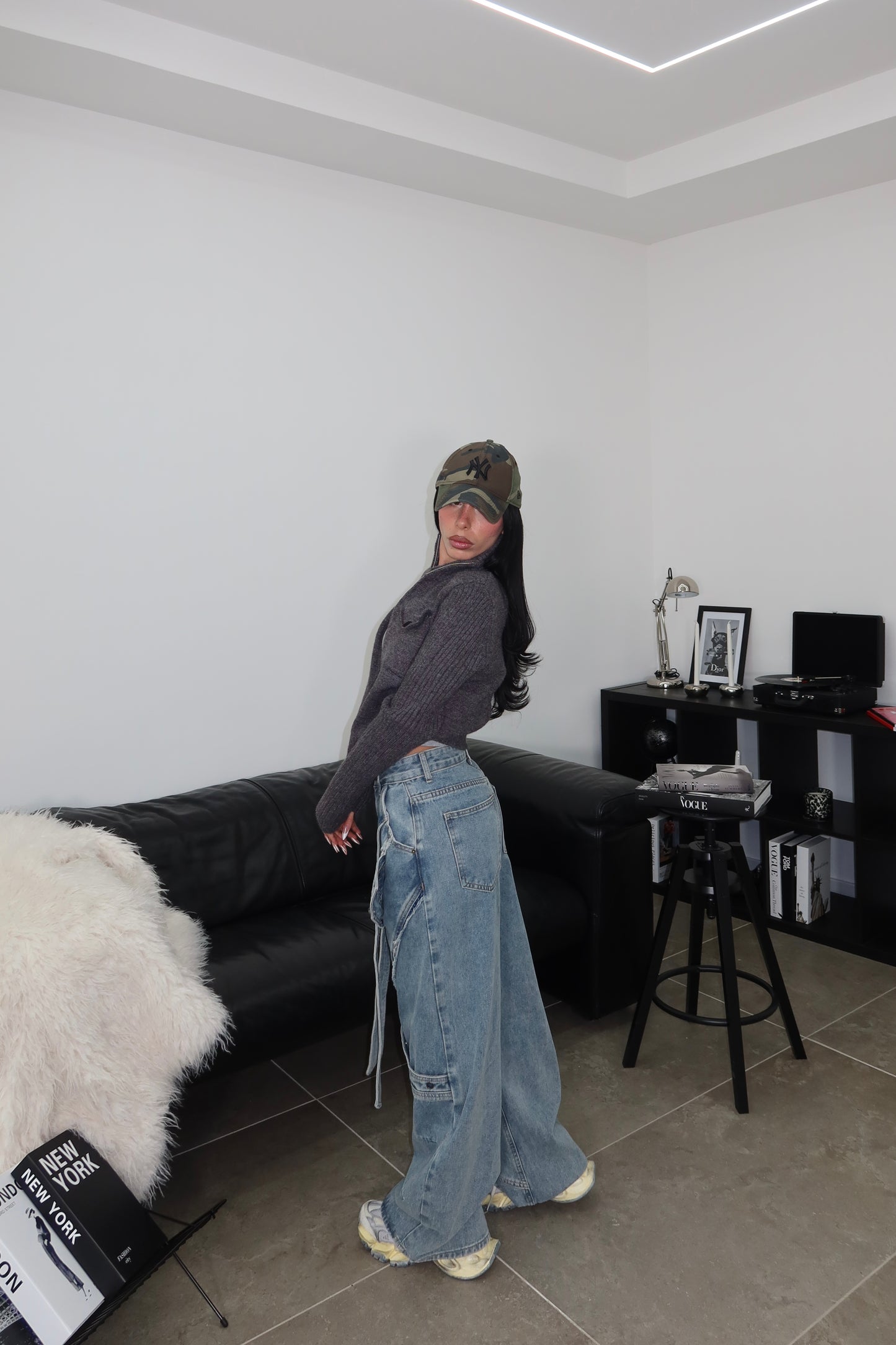 Cardigan TASK grigio