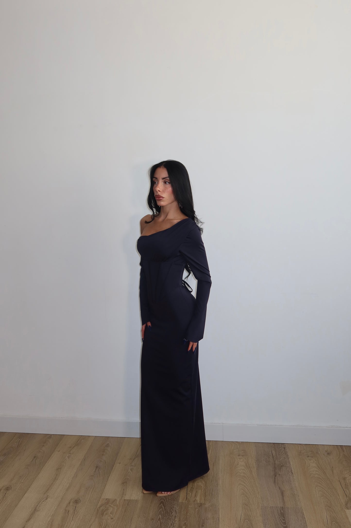 LongDress CORSET blu