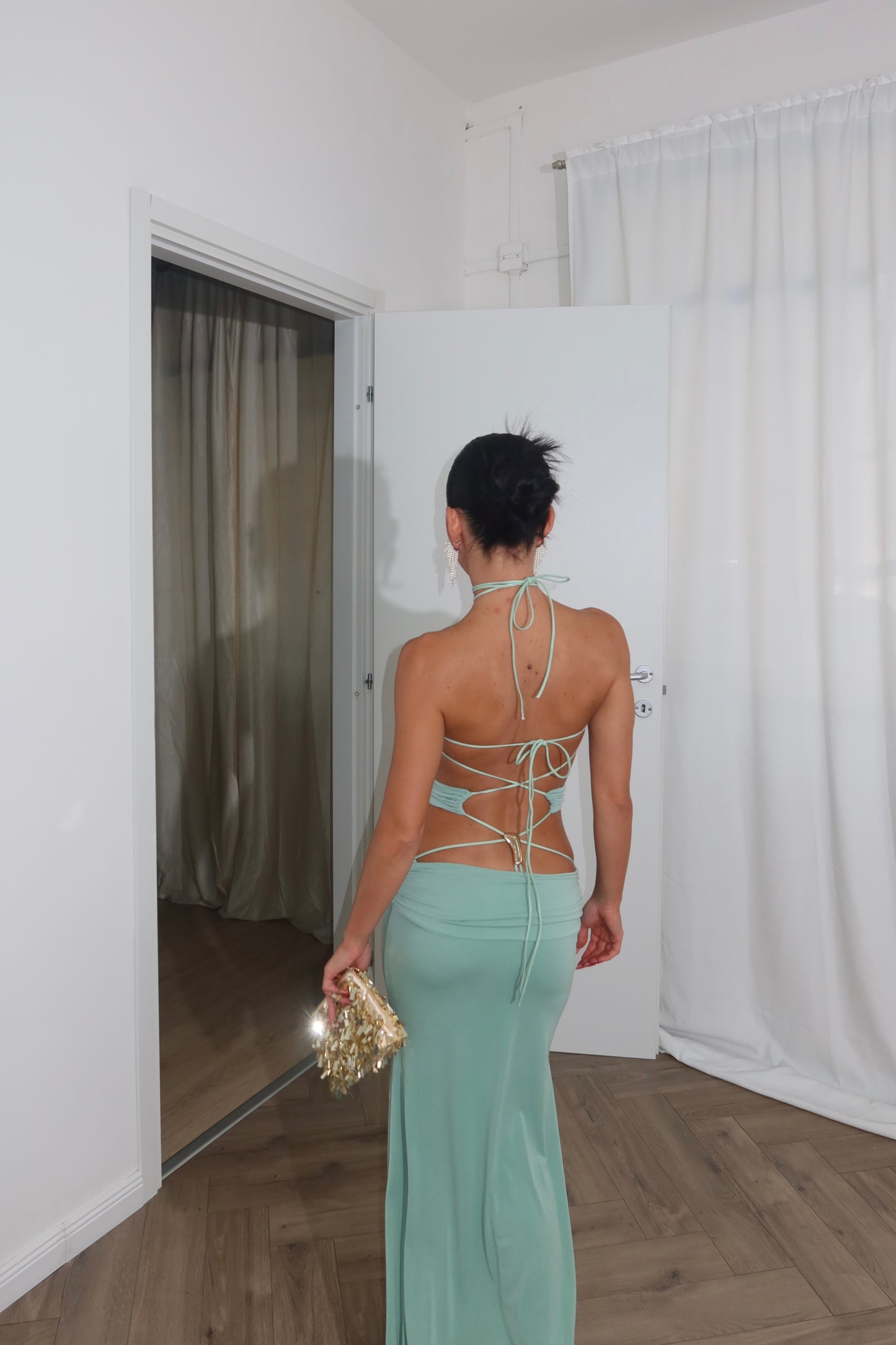 LongDress VENICE verde acqua