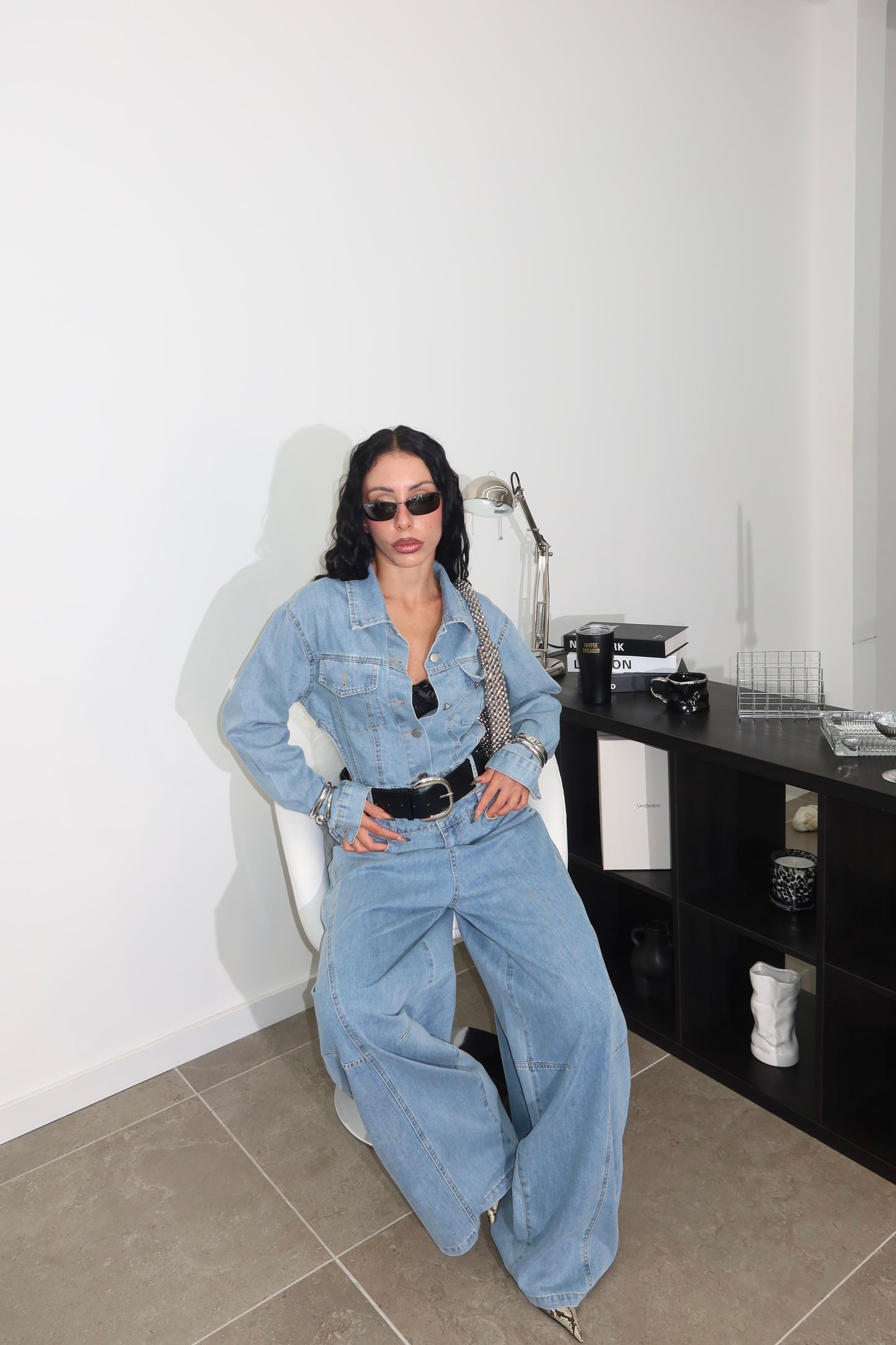 Cordset OFFICE denim