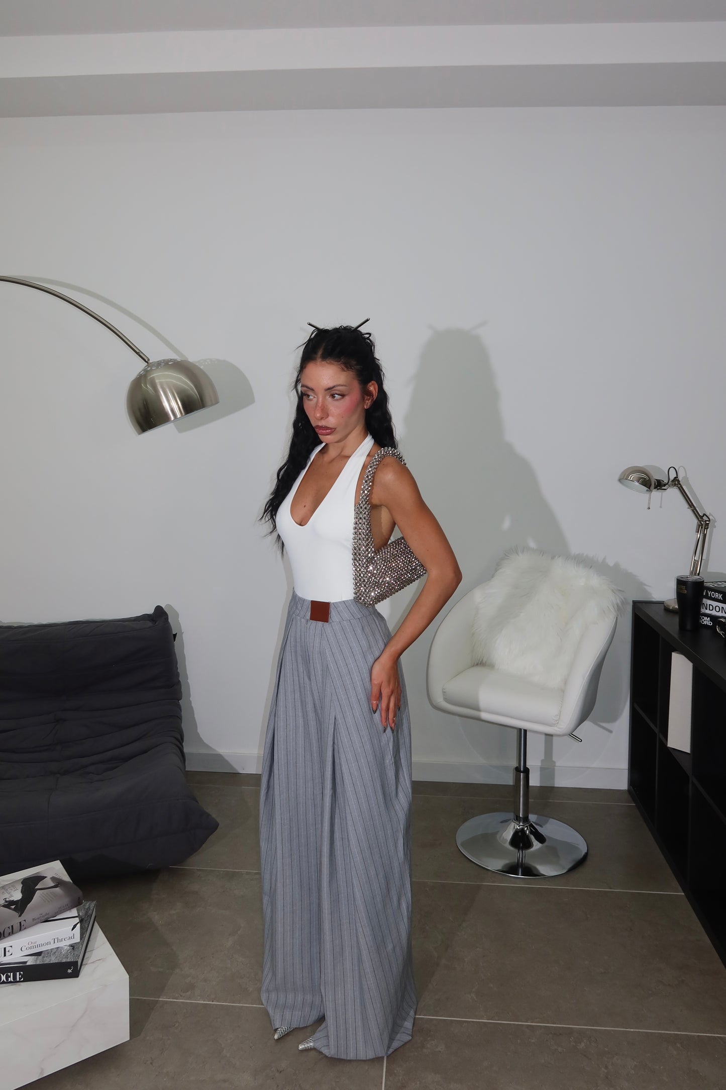 Pants GESSATO grigio