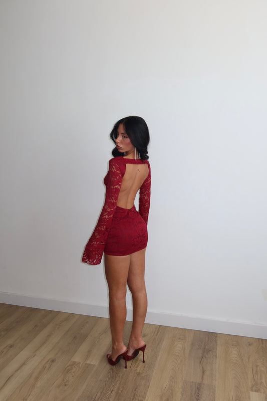 MiniDress IVY bordeaux