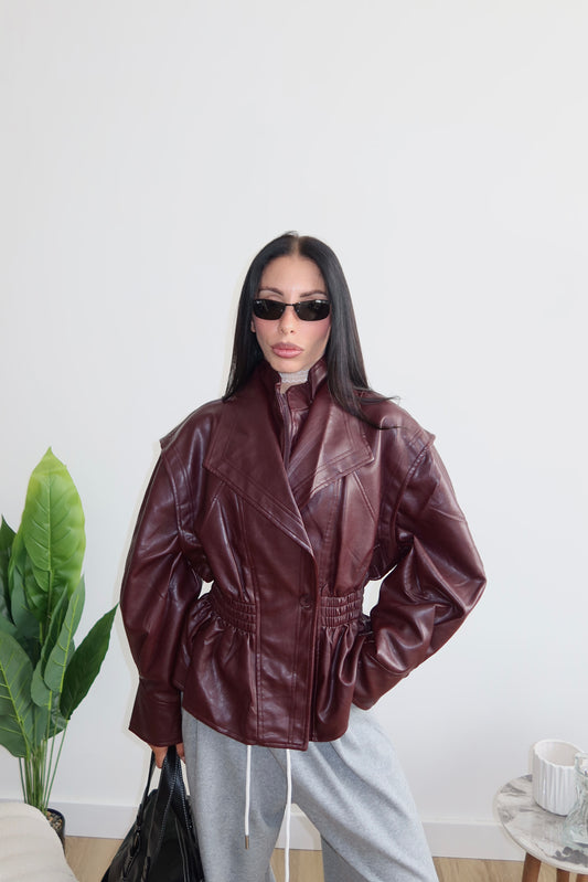 Giacca DRAP bordeaux