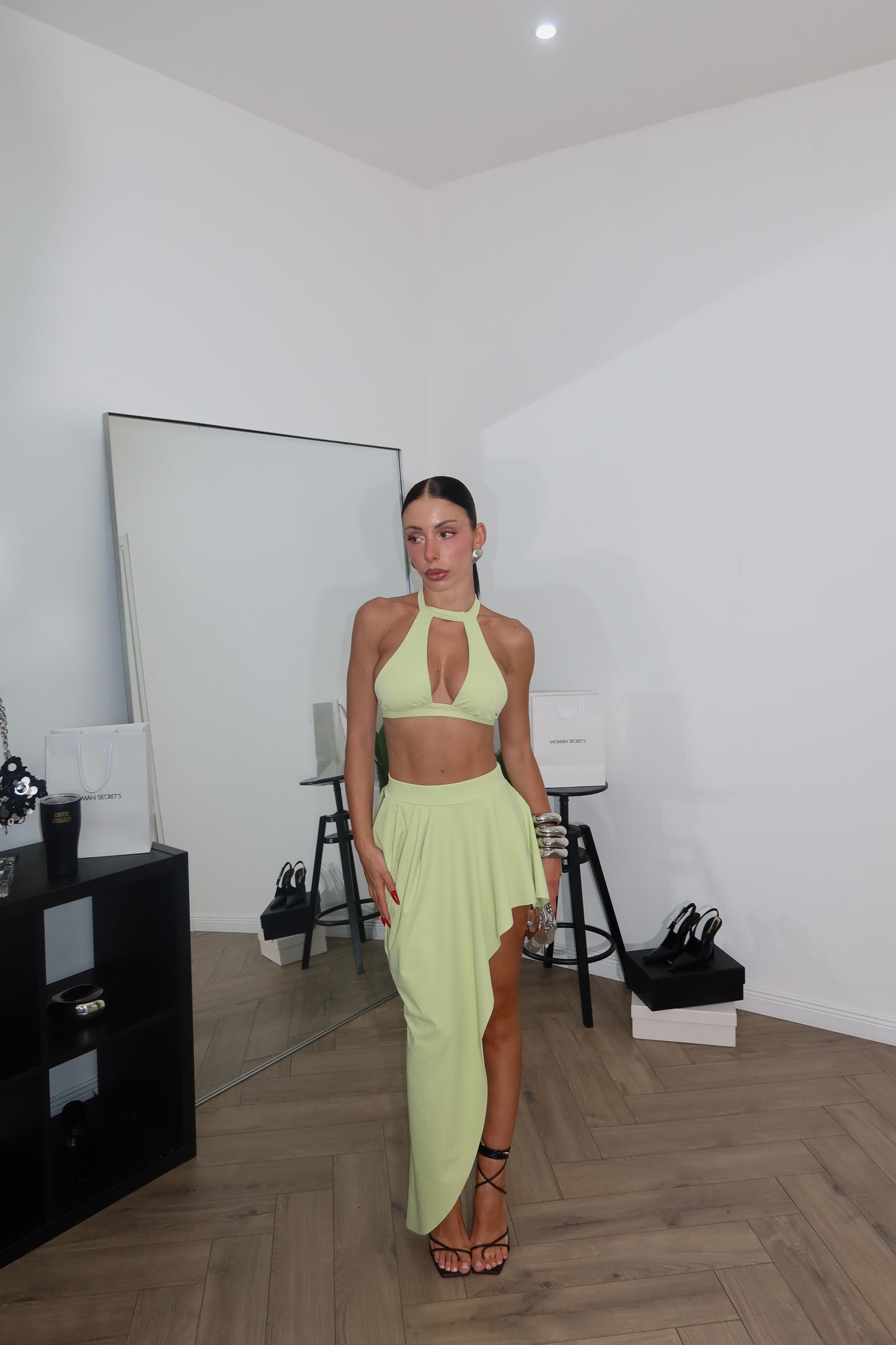 Cordset EVA verde mela