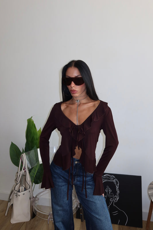 Camicia HAWAII choco