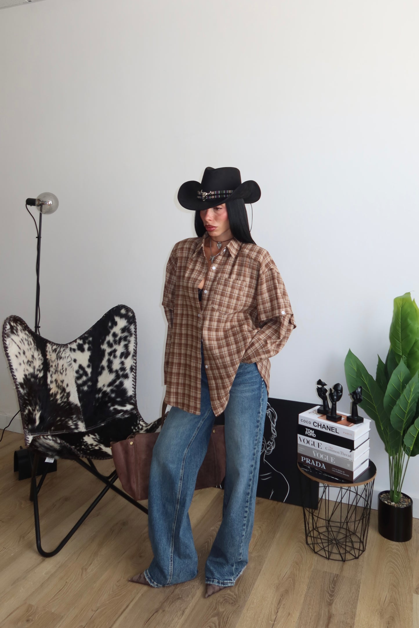 Camicia COUNTRY GIRL choco