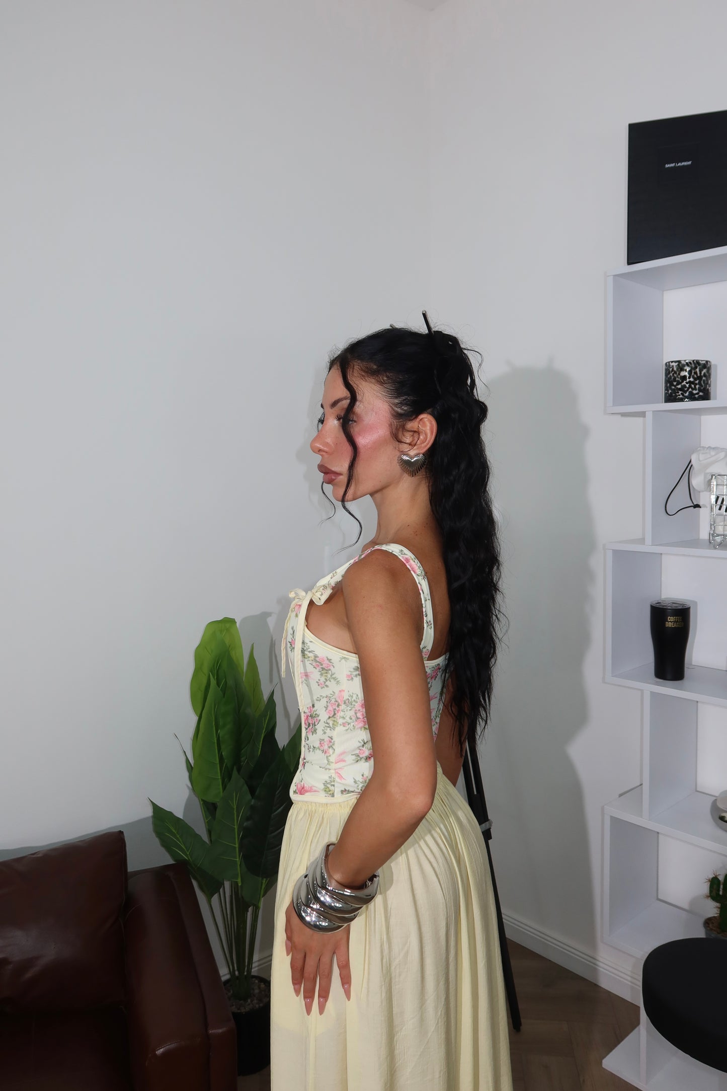 Corsetto FLOREAL giallo