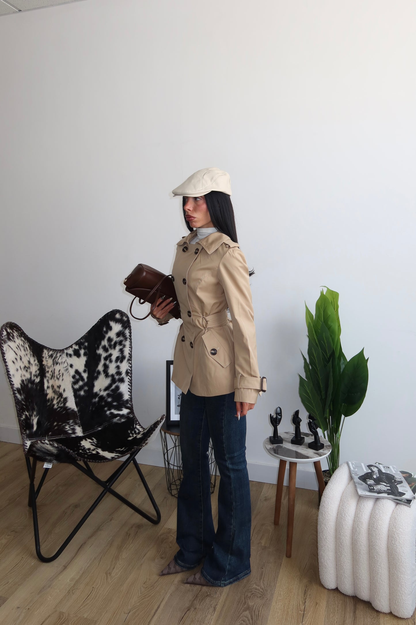 Trench SLIM FIT beige