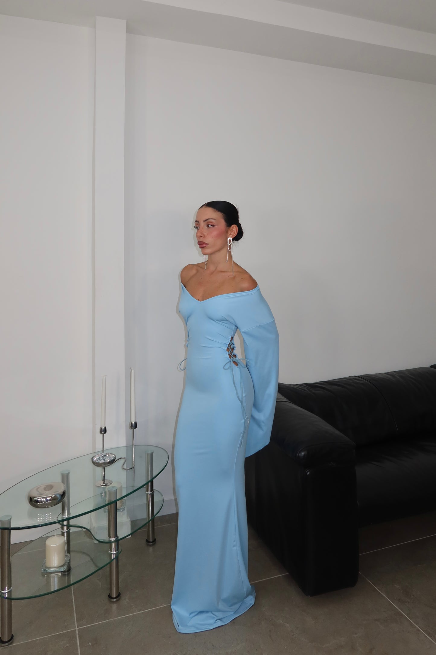 LongDress SABINE azzurro