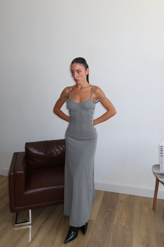 Dress MARILU' grigio