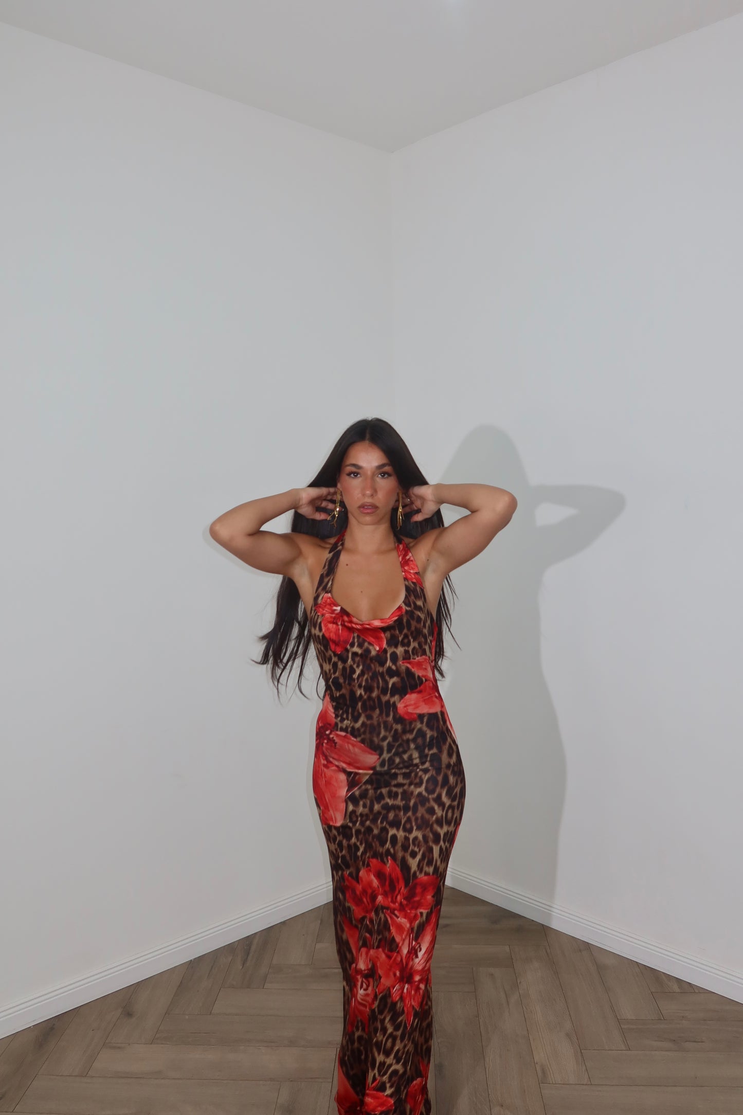 LongDress TULIPAN leopard
