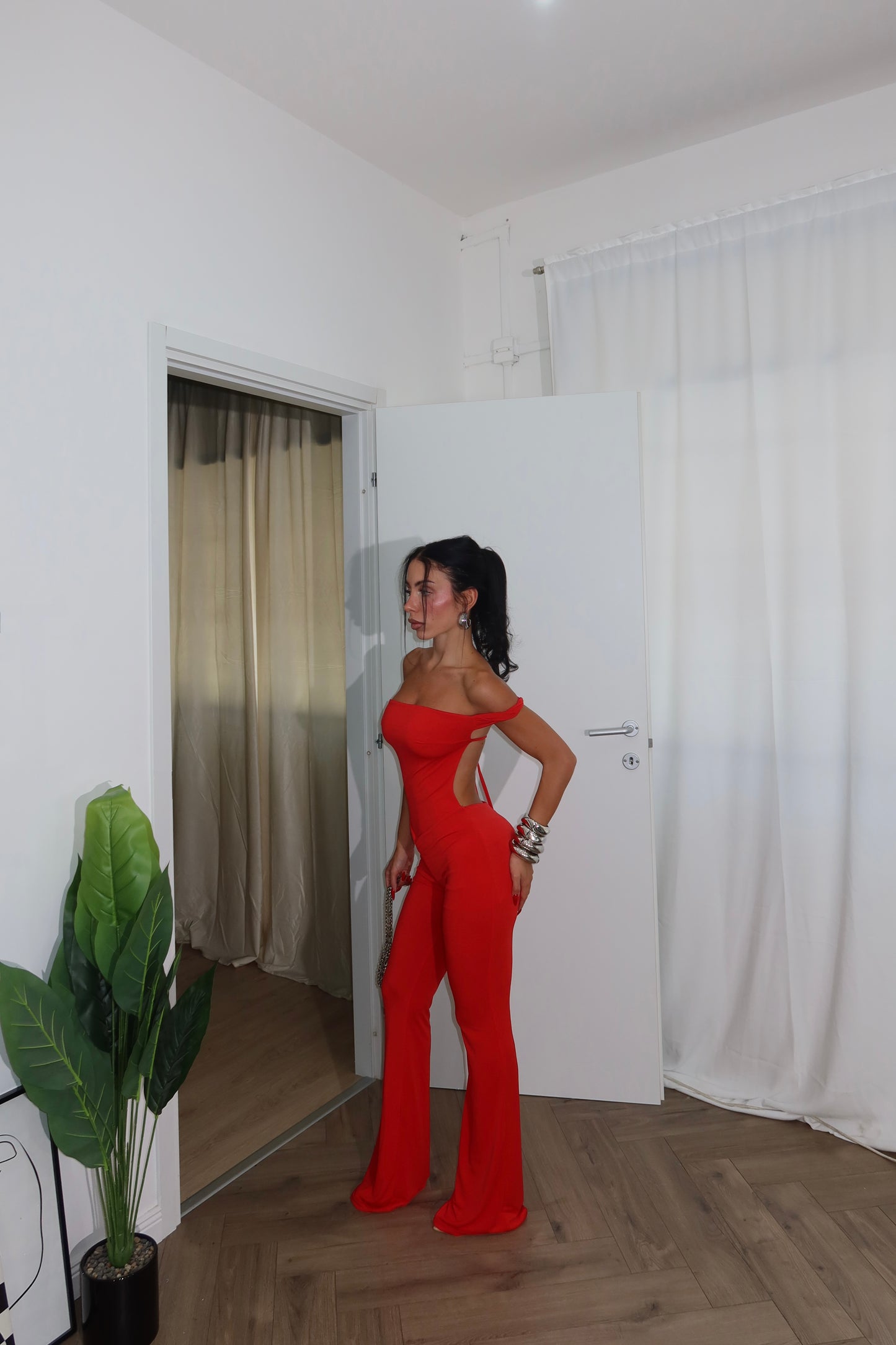 Jump BRAID BACK rosso