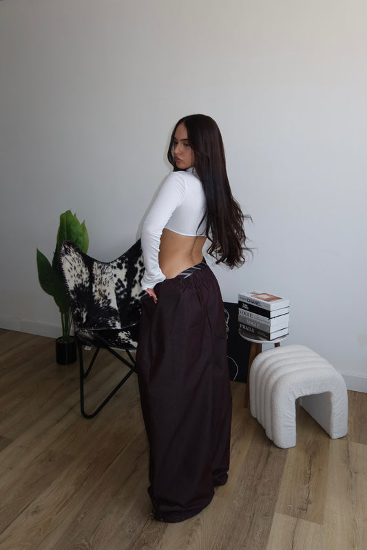 Pants SUPER OVER choco