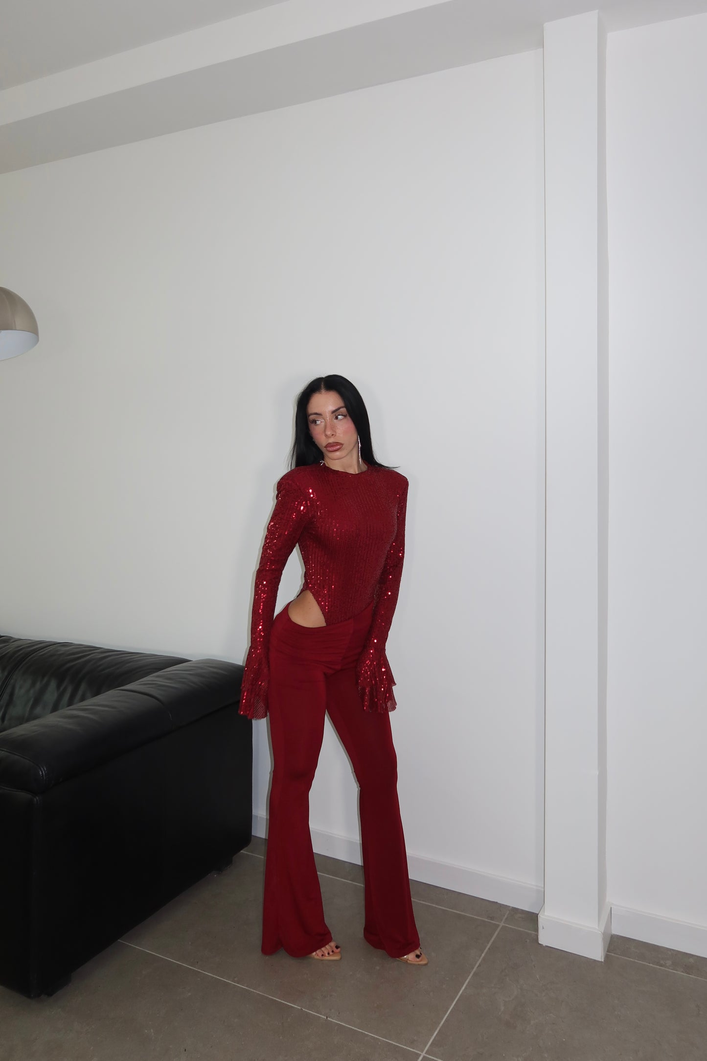 Jump PAM PAILLETTES bordeaux