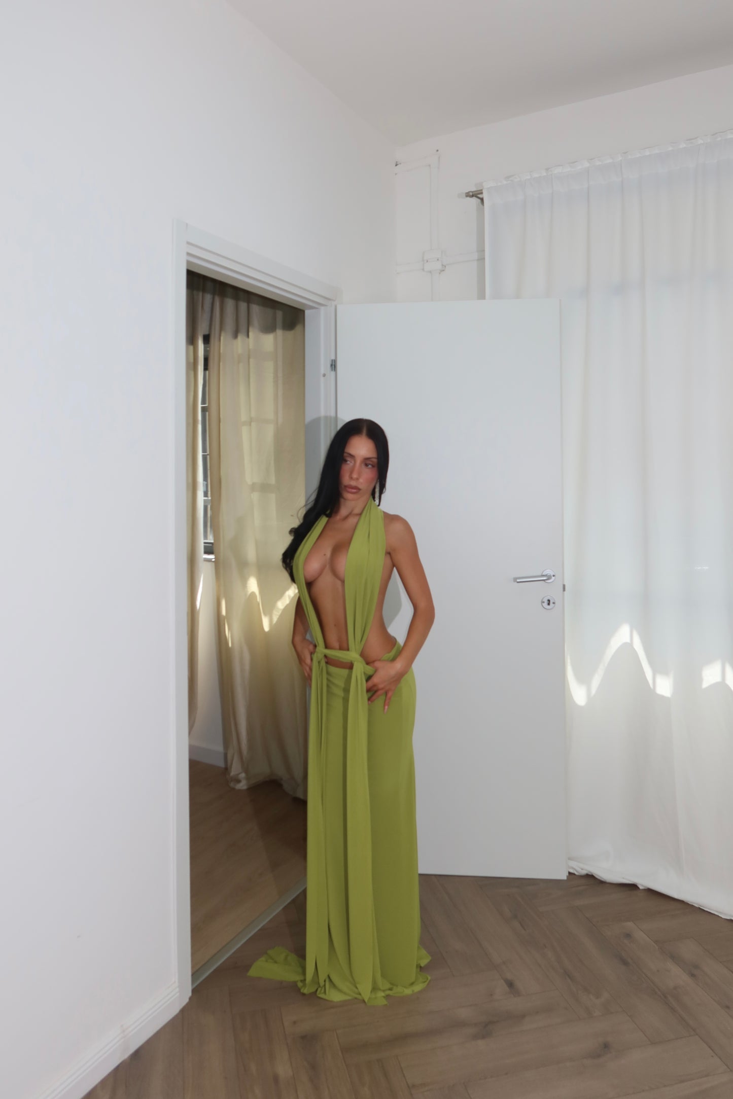 LongDress LOVE verde