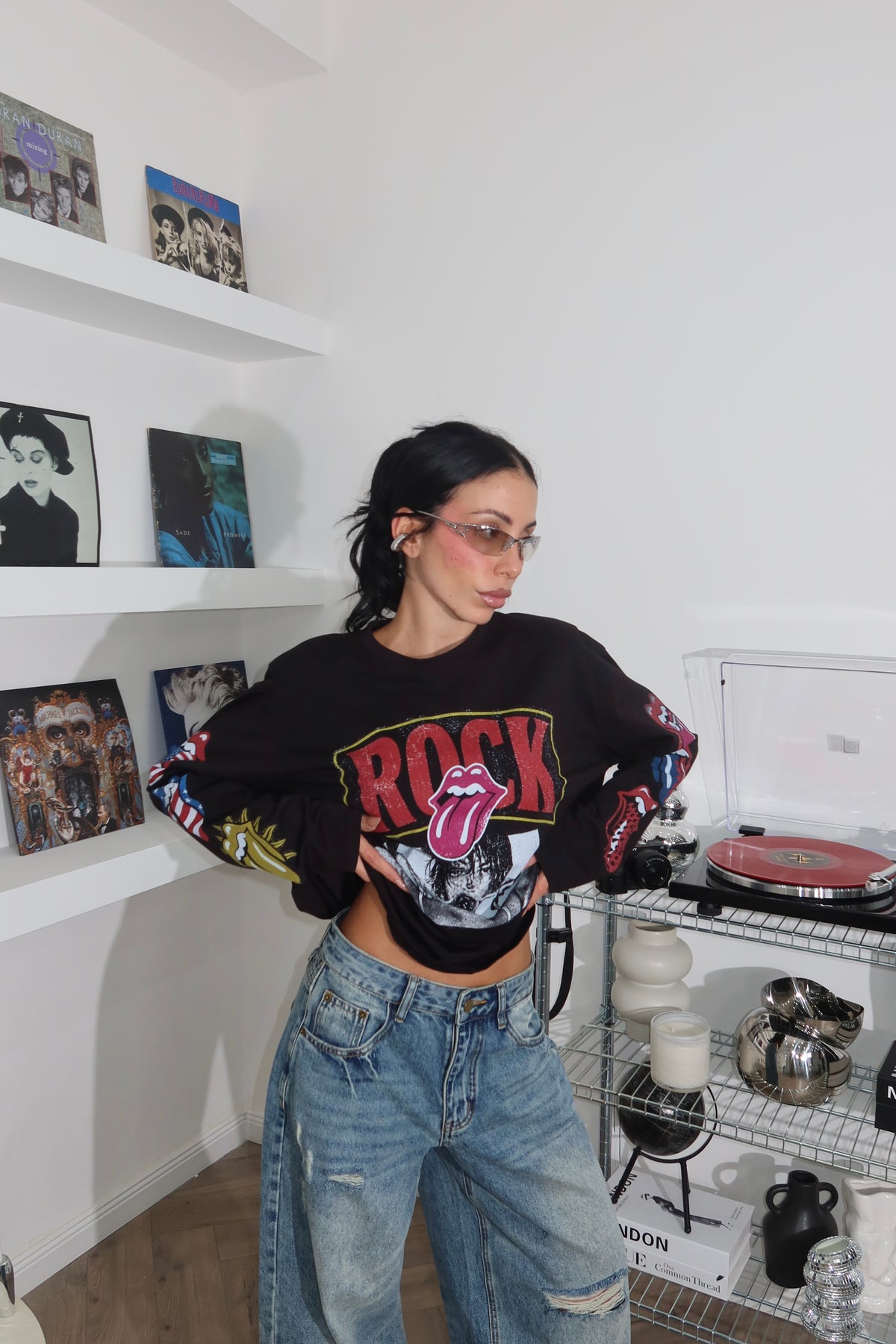 Maglia ROCK nero