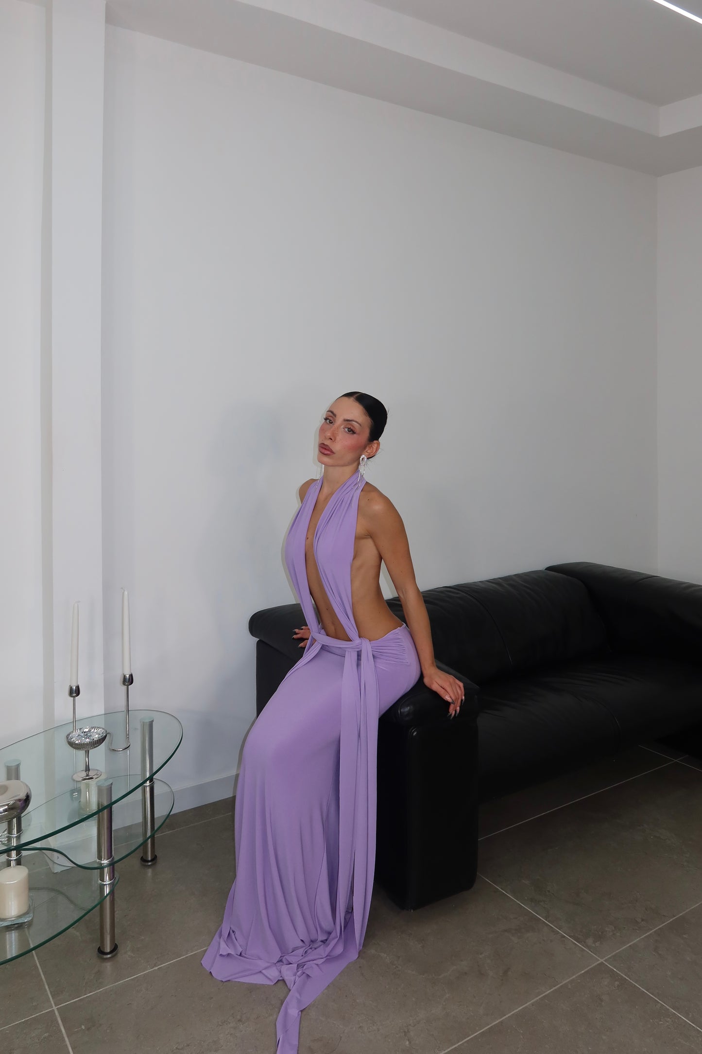 LongDress LOVE lilla