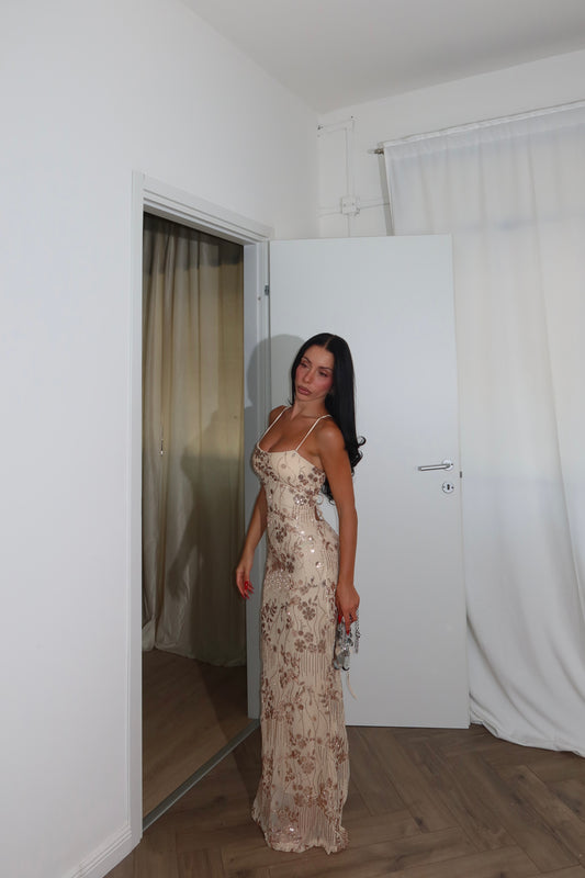 LongDress DULCE champagne