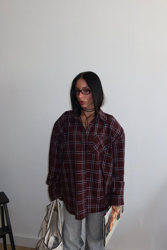 Camicia CYRUS bordeaux