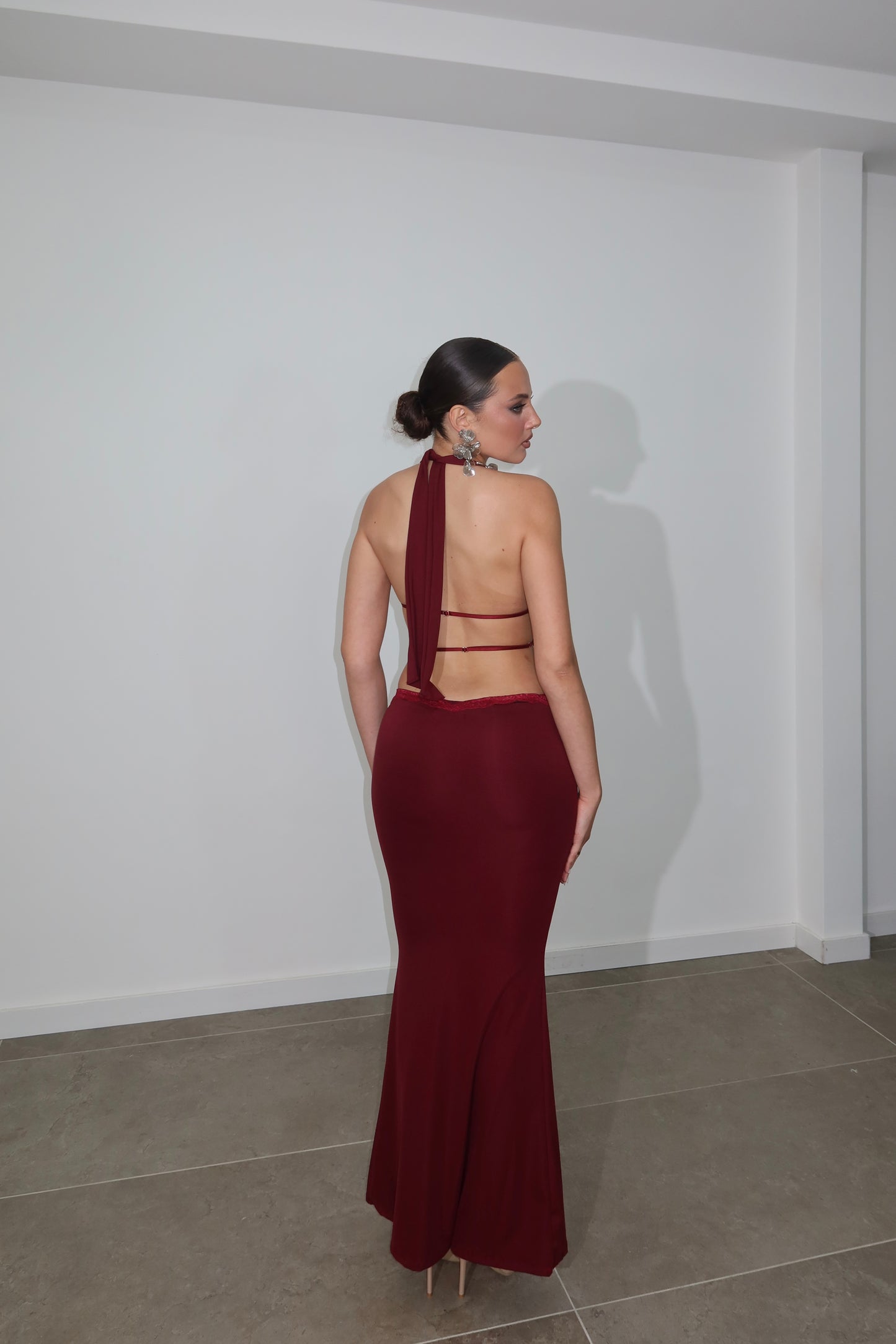 LongDress HILARY bordeuax
