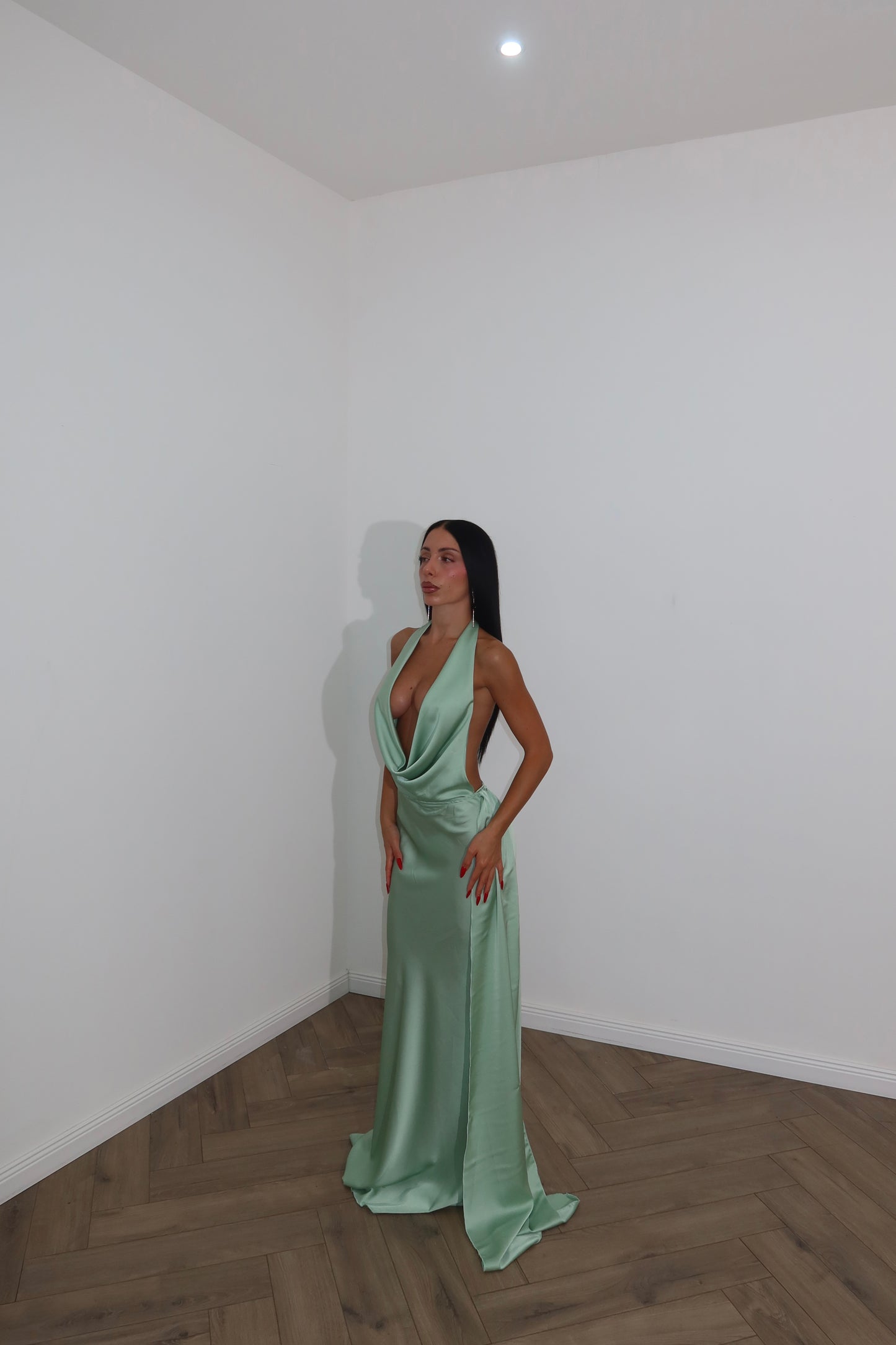 LongDress MELISSA verde mela