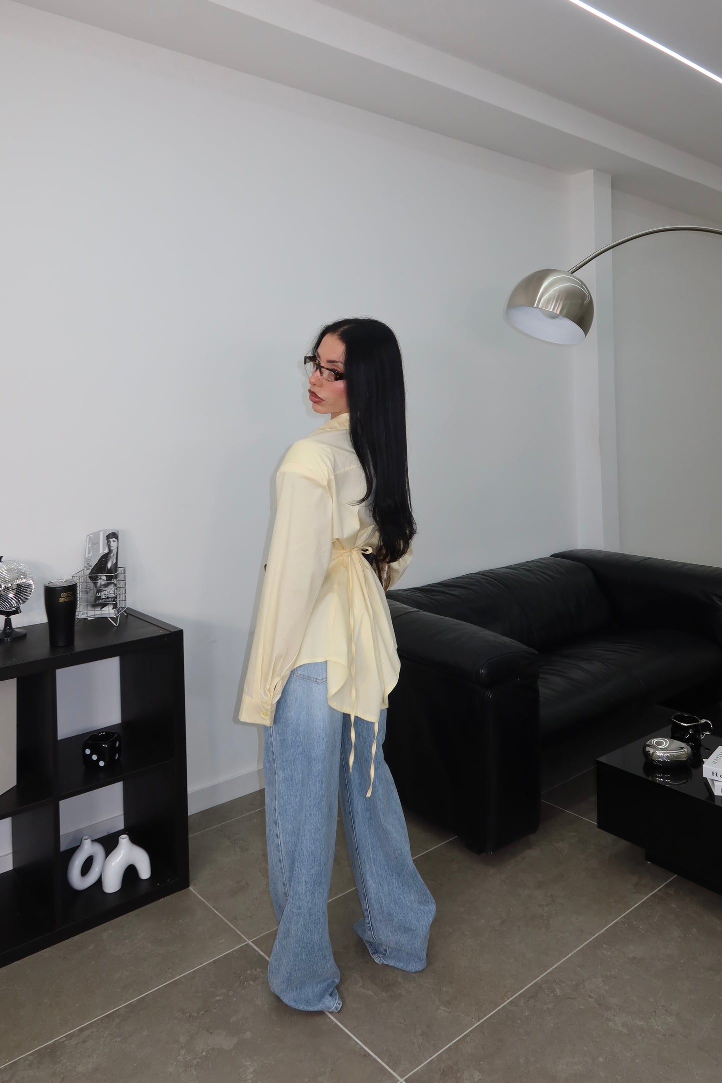 Camicia YES OR NAH giallo