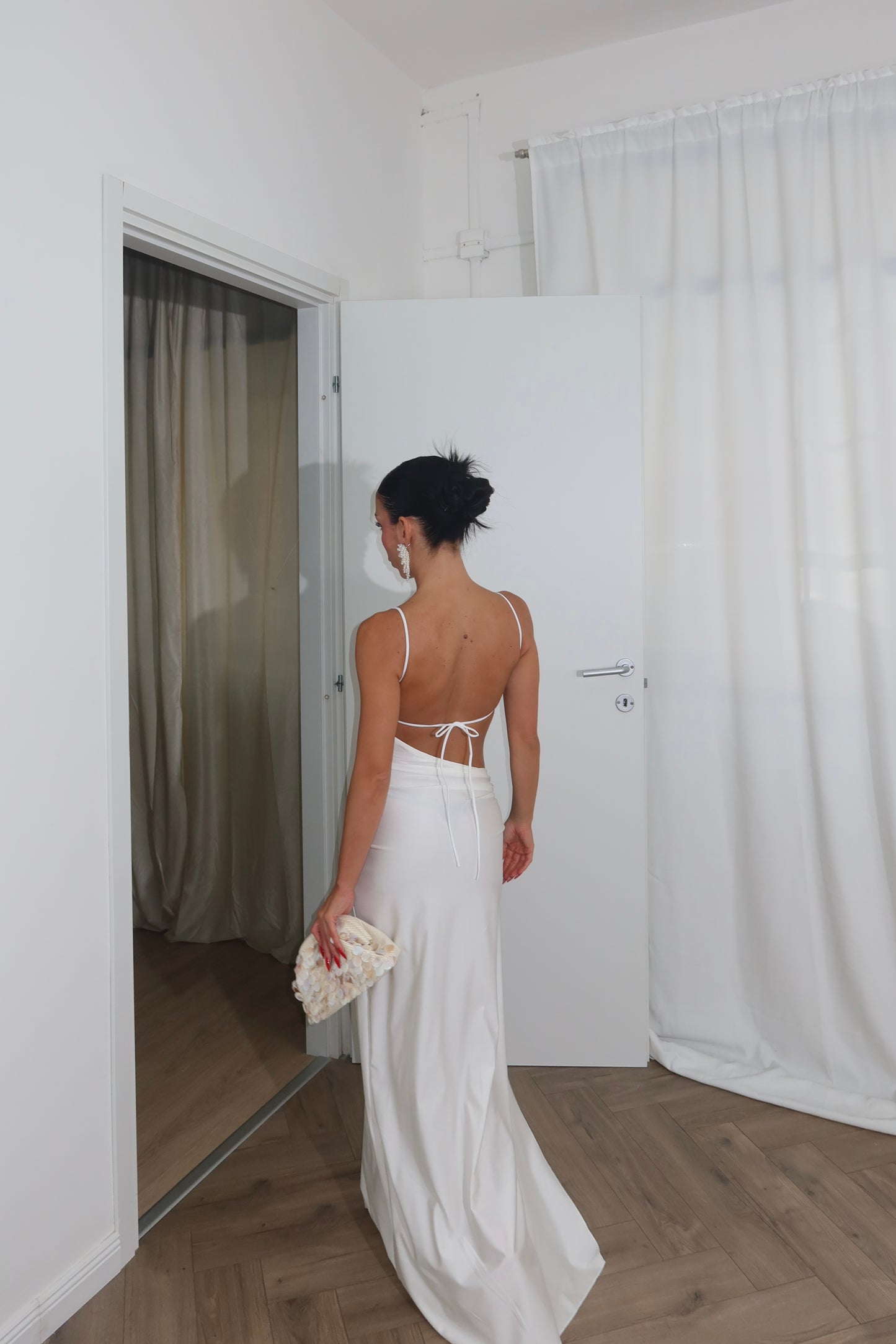 Longdress CHARIZA bianco