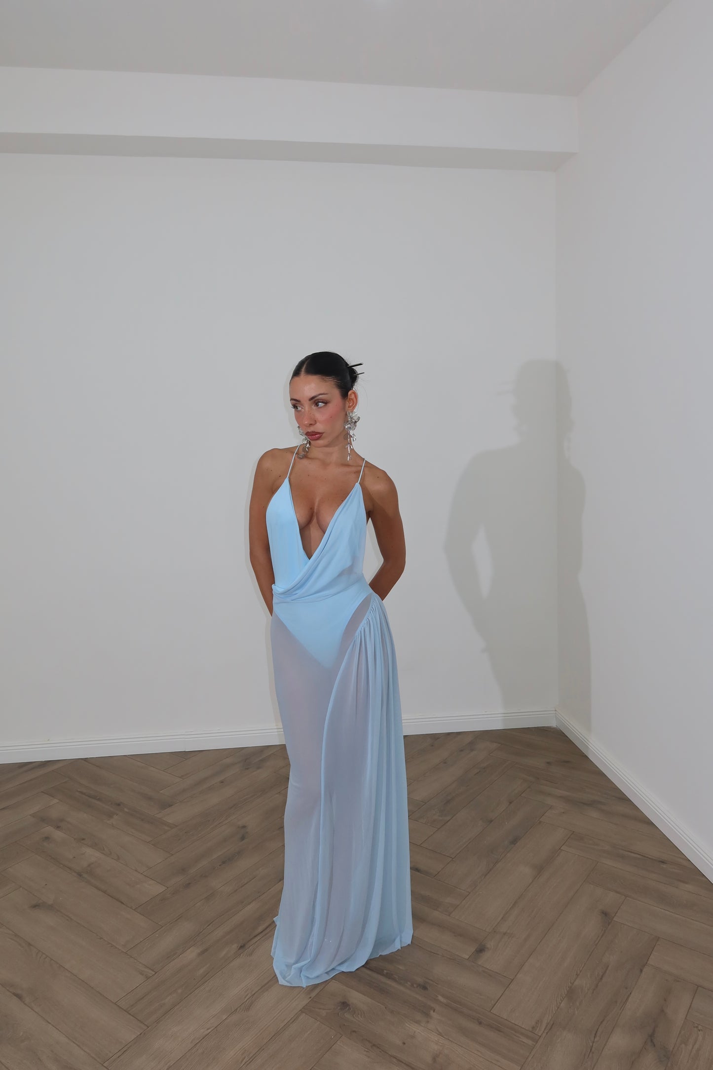 LongDress ARMONIA azzurro