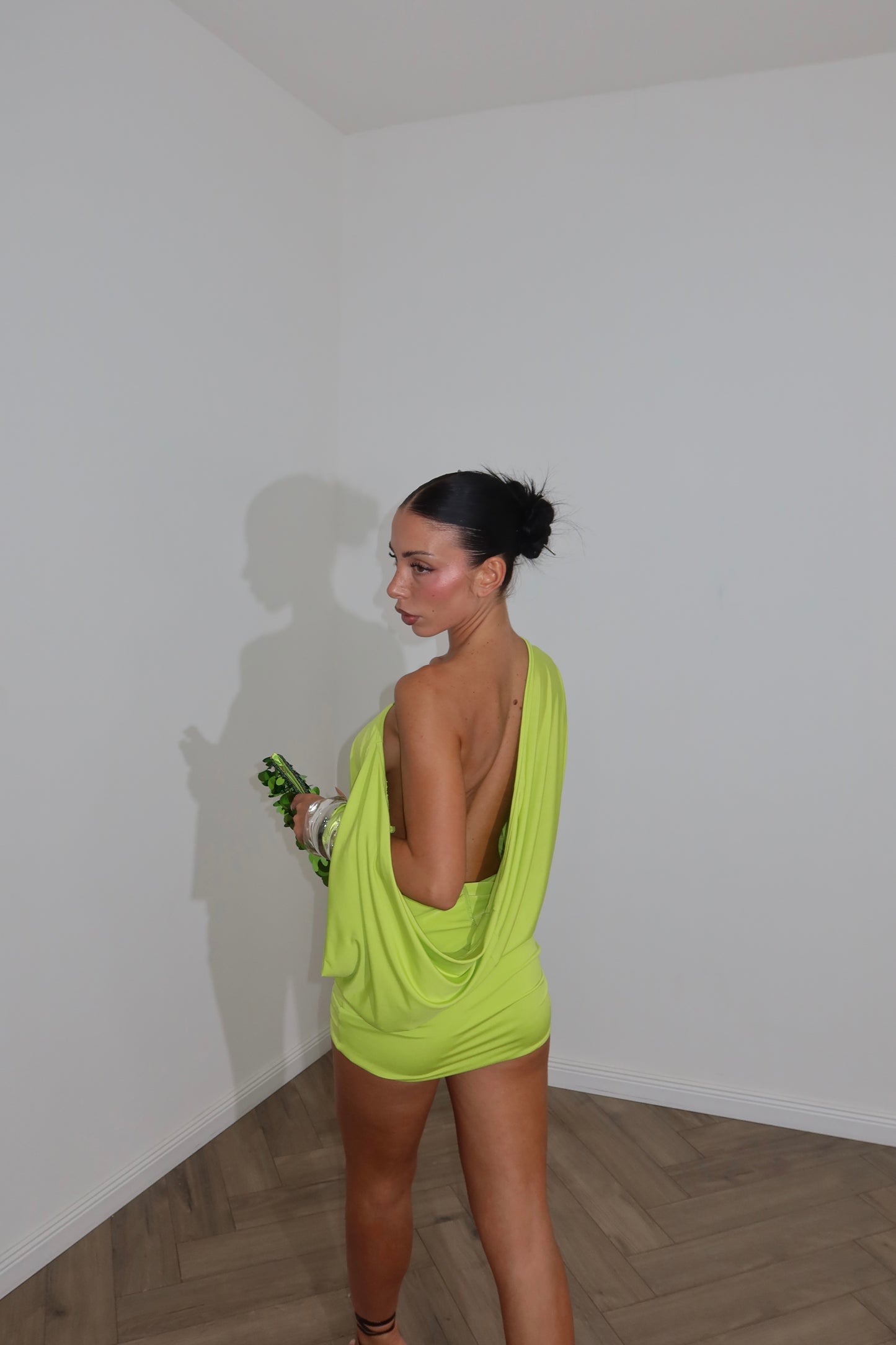 MiniDress MONOSPALLA verde