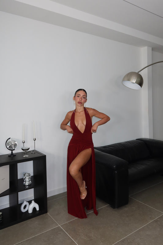 LongDress WILDEST bordeaux