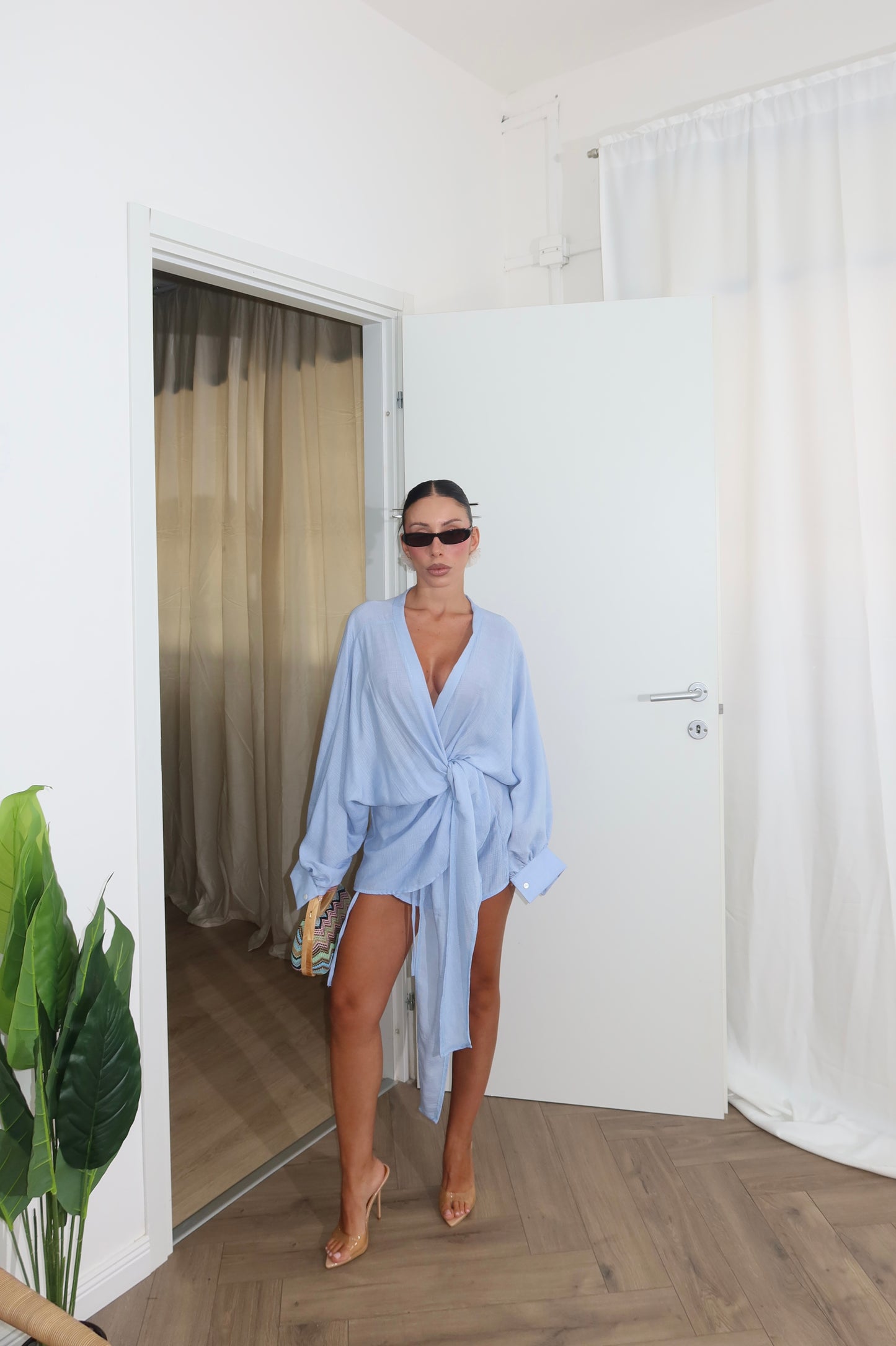MiniDress ELOISE azzurro