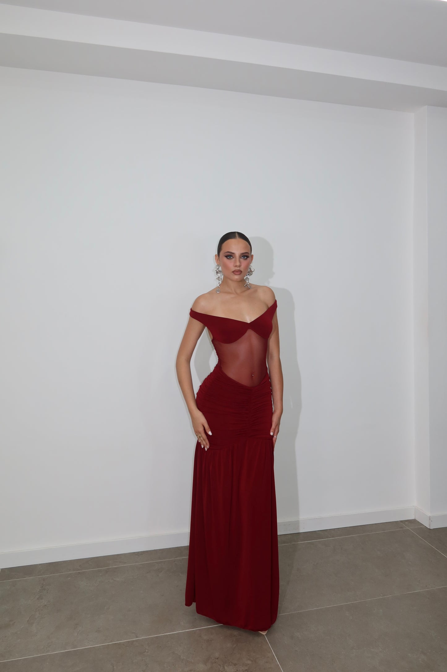 LongDress LEANDRA bordeaux