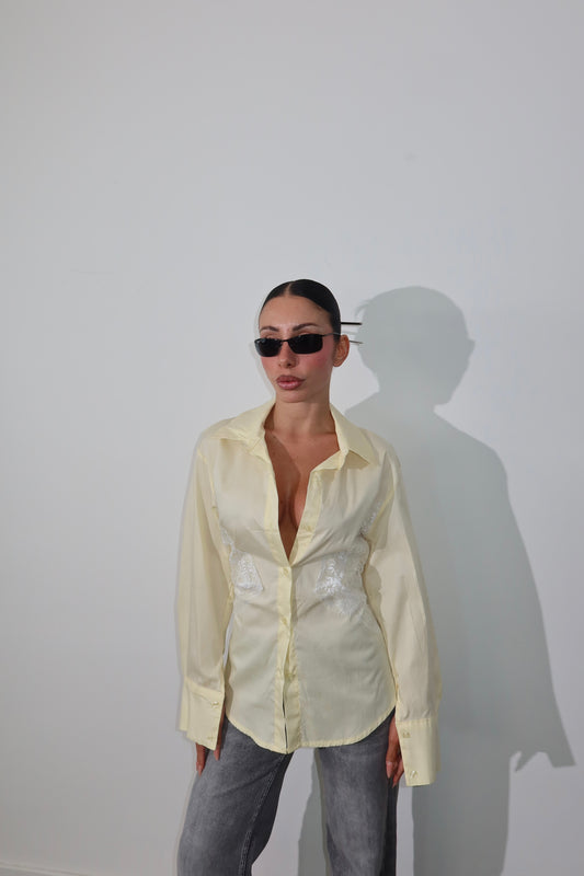 Camicia LATERAL LACES gialla