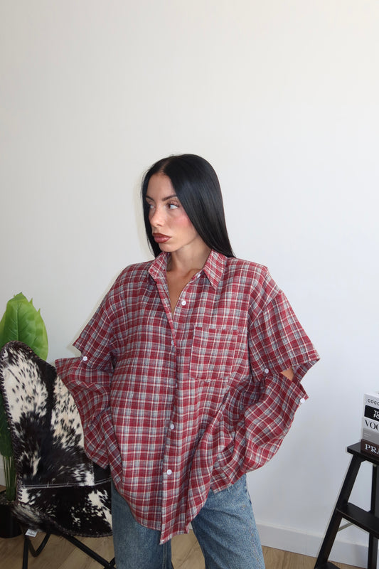 Camicia COUNTRY GIRL bordeaux